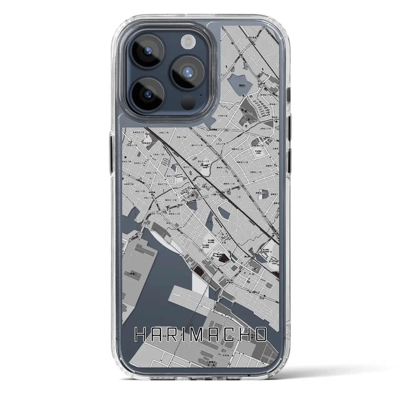 【播磨町(兵庫県)】地図柄iPhoneケース(MagSafeタイプ)