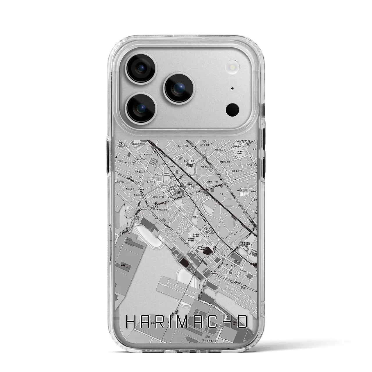 【播磨町(兵庫県)】地図柄iPhoneケース(MagSafeタイプ)