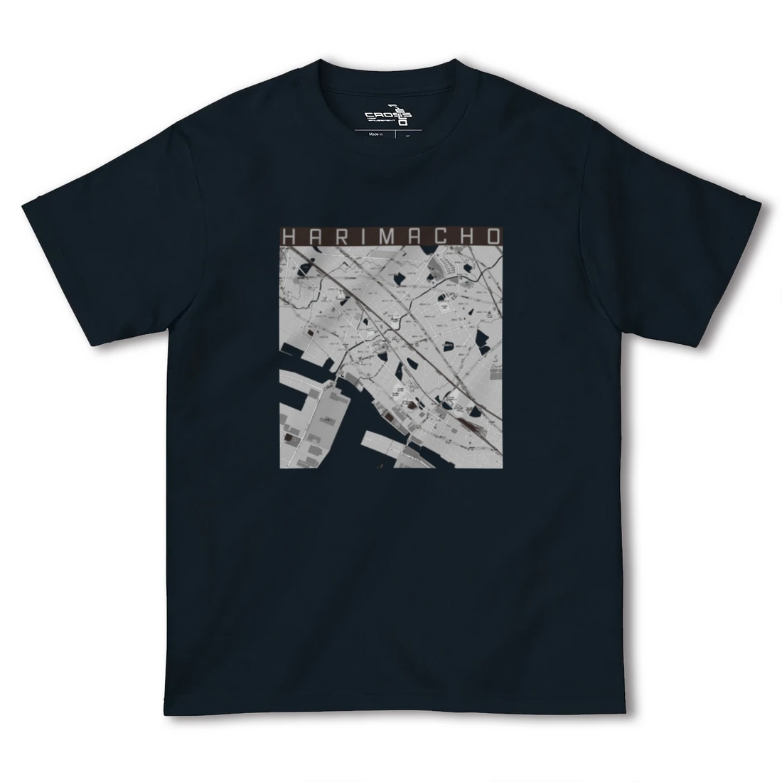 【播磨町(兵庫県)】地図柄ヘビーウェイトTシャツ