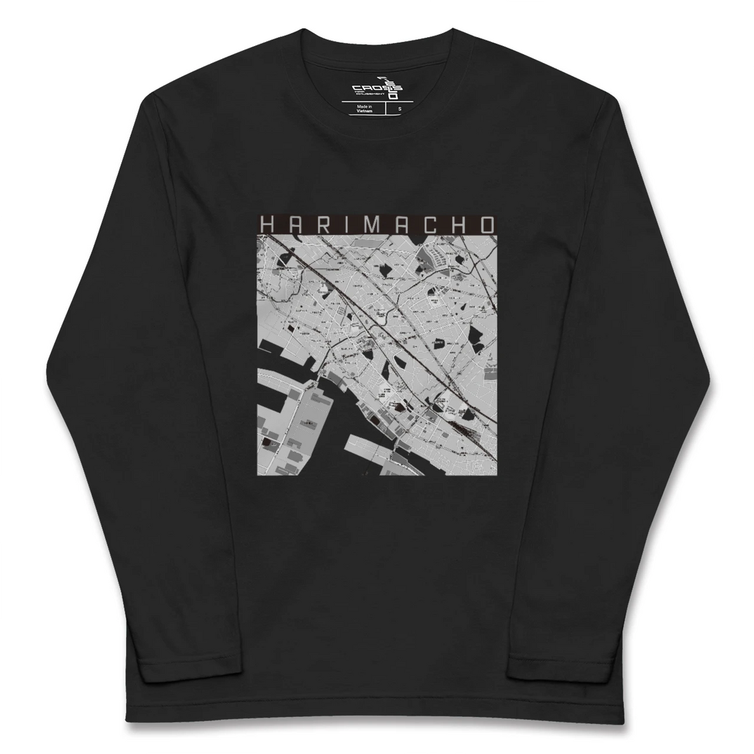 【播磨町(兵庫県)】地図柄ロングスリーブTシャツ