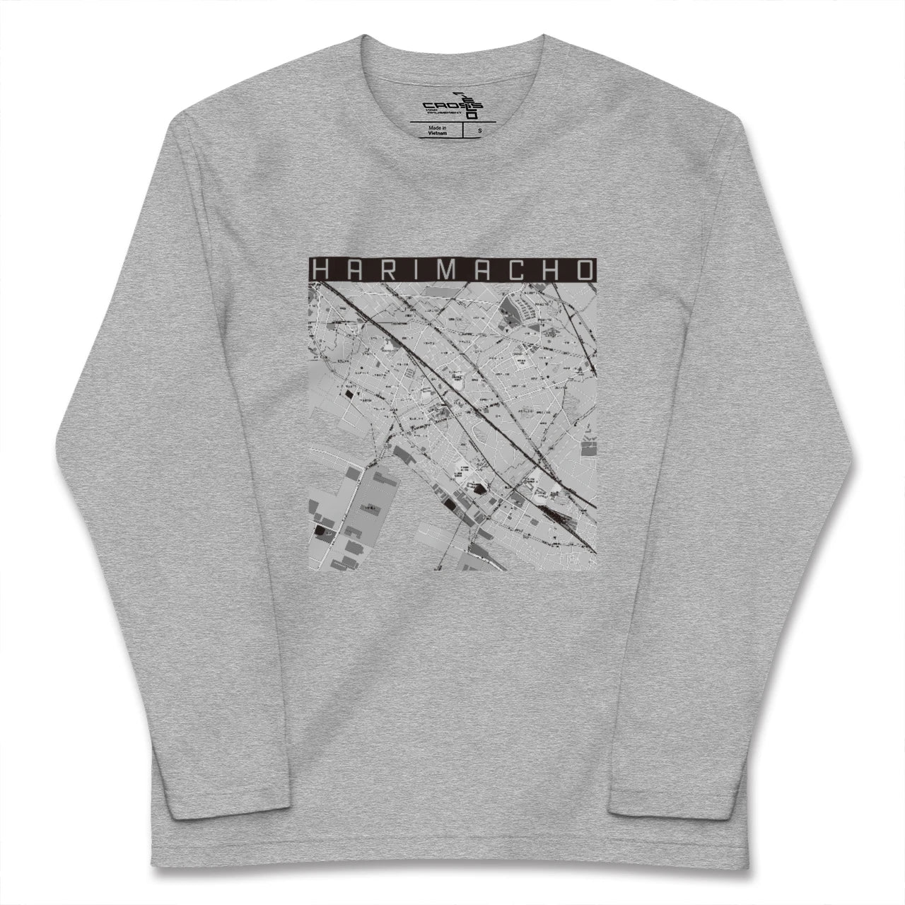 【播磨町(兵庫県)】地図柄ロングスリーブTシャツ