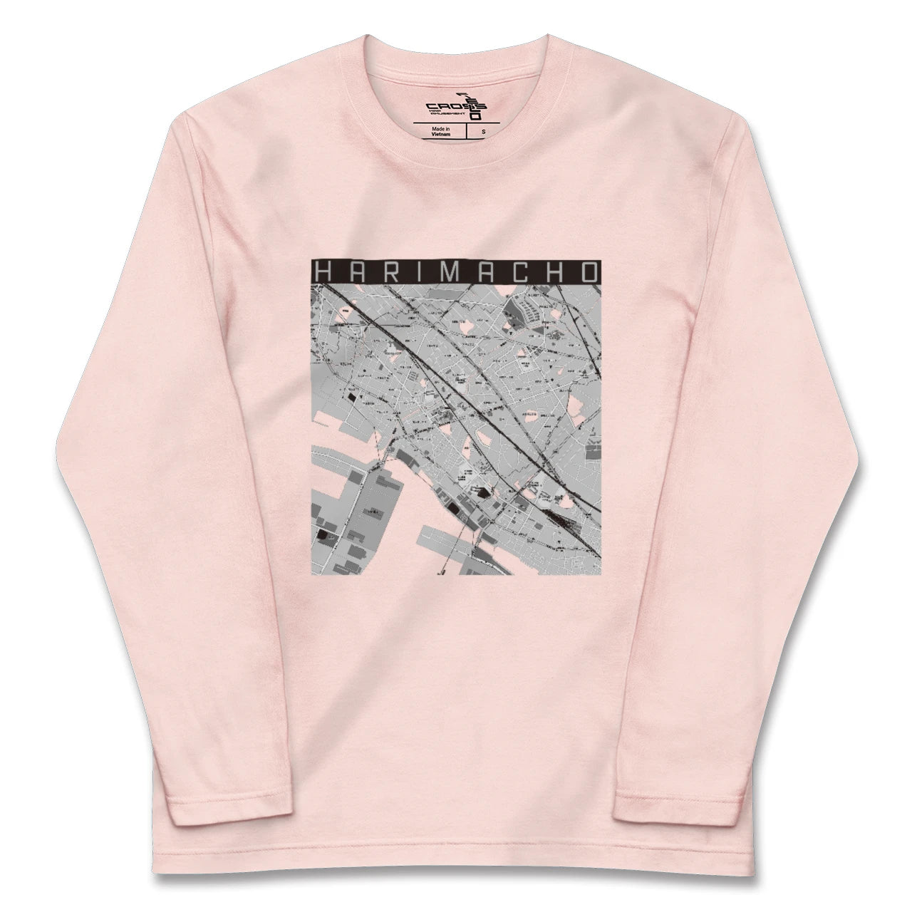 【播磨町(兵庫県)】地図柄ロングスリーブTシャツ