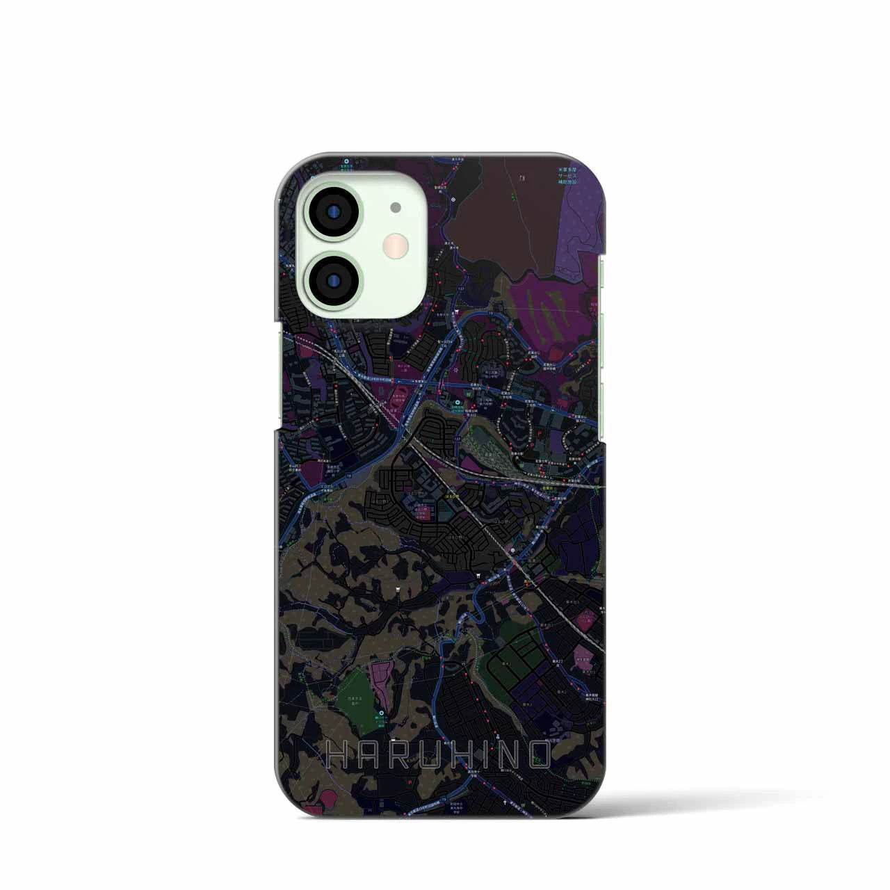 【はるひ野(神奈川県)】地図柄iPhoneケース(バックカバータイプ)