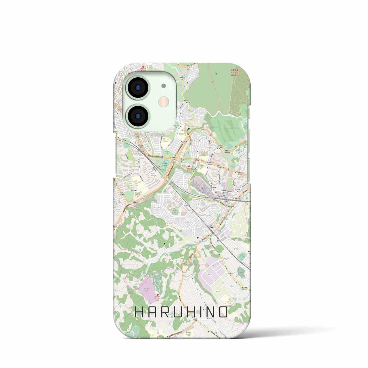 【はるひ野(神奈川県)】地図柄iPhoneケース(バックカバータイプ)