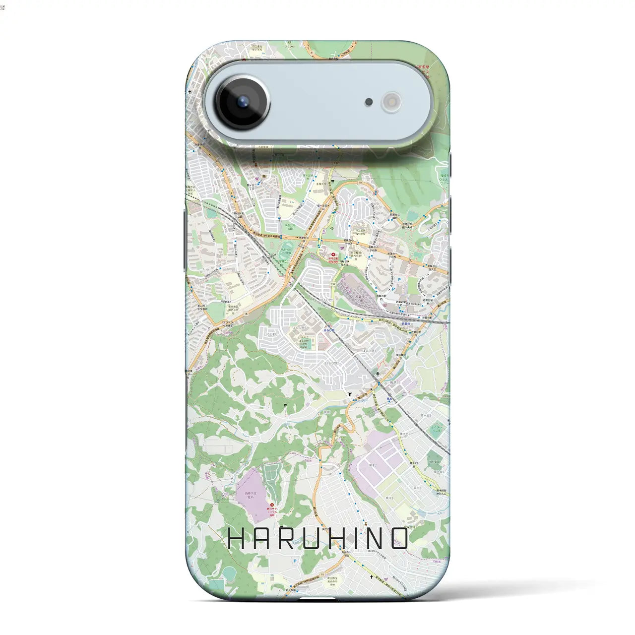 【はるひ野(神奈川県)】地図柄iPhoneケース(バックカバータイプ)