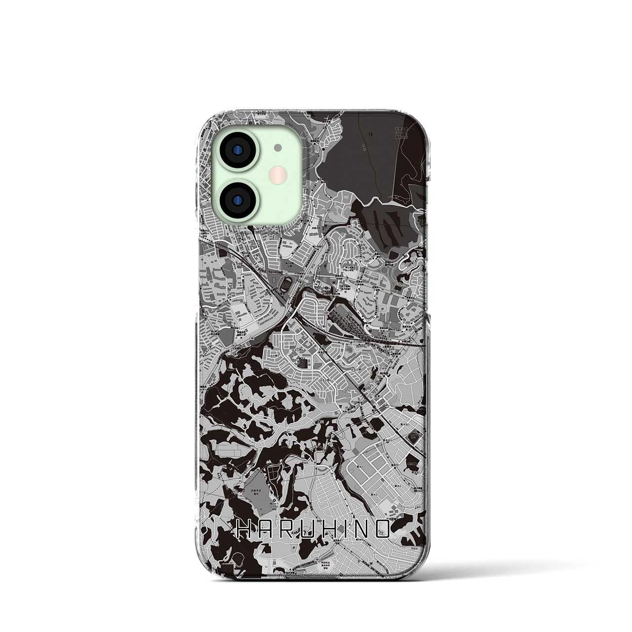 【はるひ野(神奈川県)】地図柄iPhoneケース(クリアタイプ)