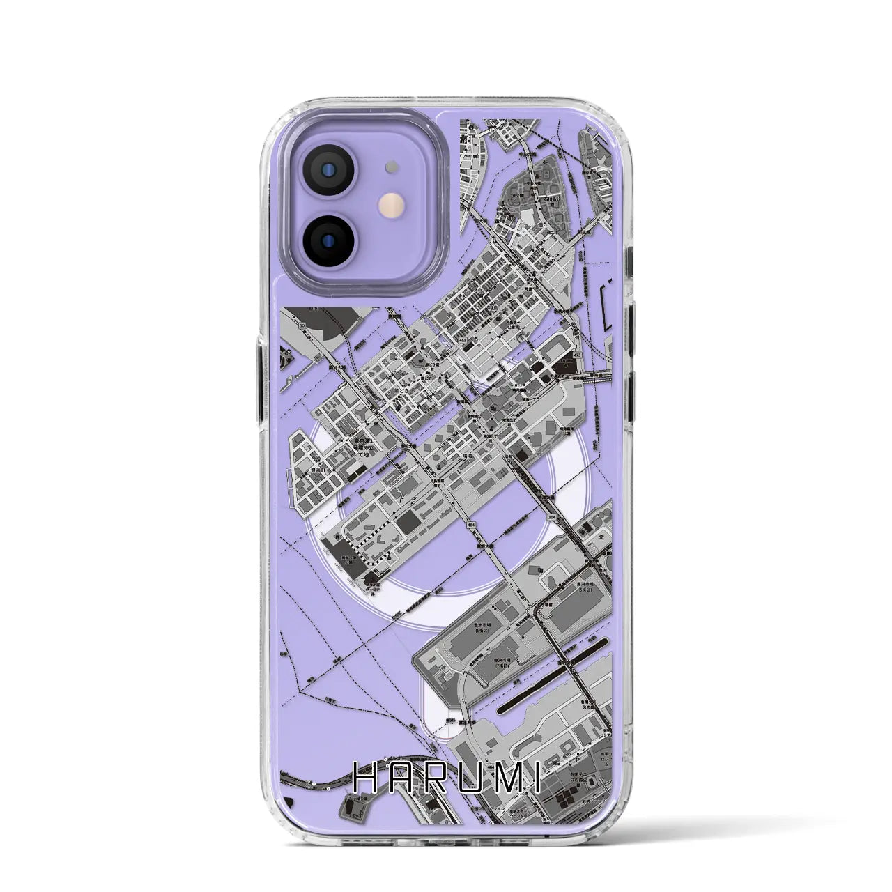 【晴海(東京都)】地図柄iPhoneケース(MagSafeタイプ)