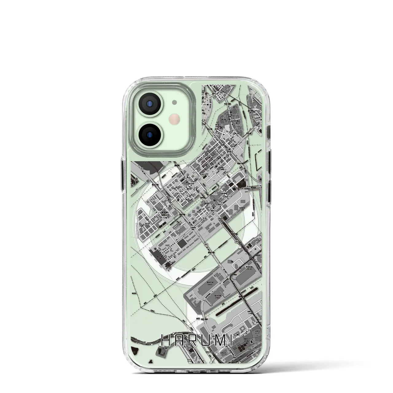 【晴海(東京都)】地図柄iPhoneケース(MagSafeタイプ)