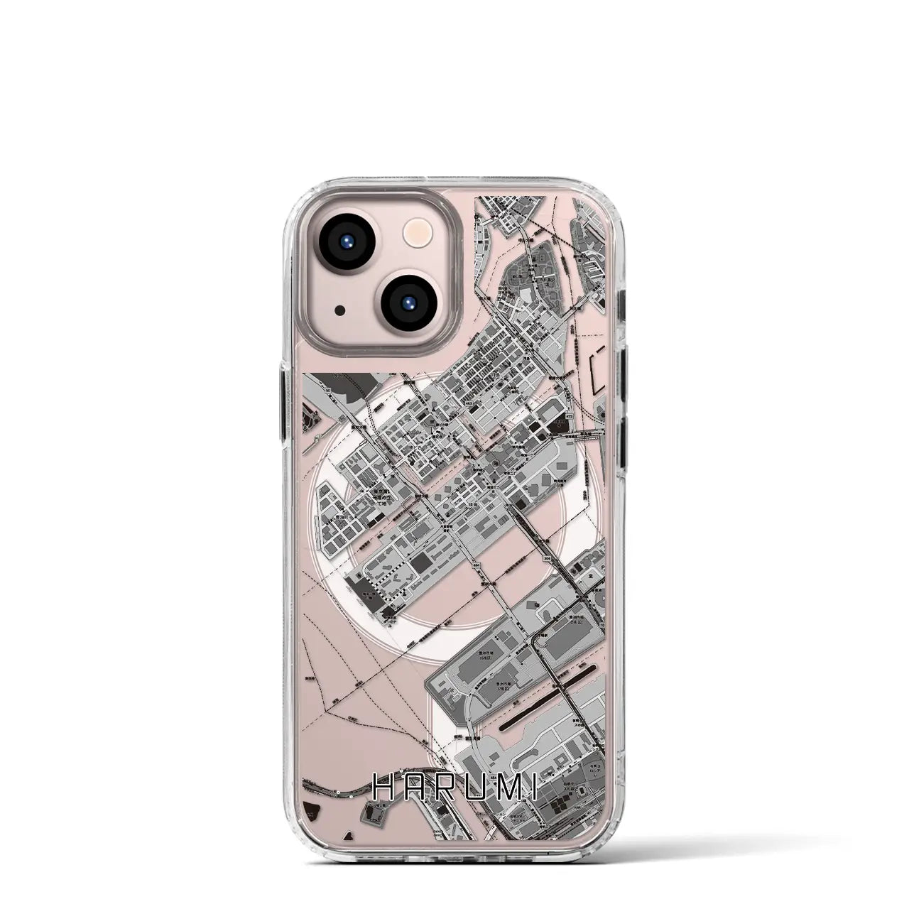 【晴海(東京都)】地図柄iPhoneケース(MagSafeタイプ)