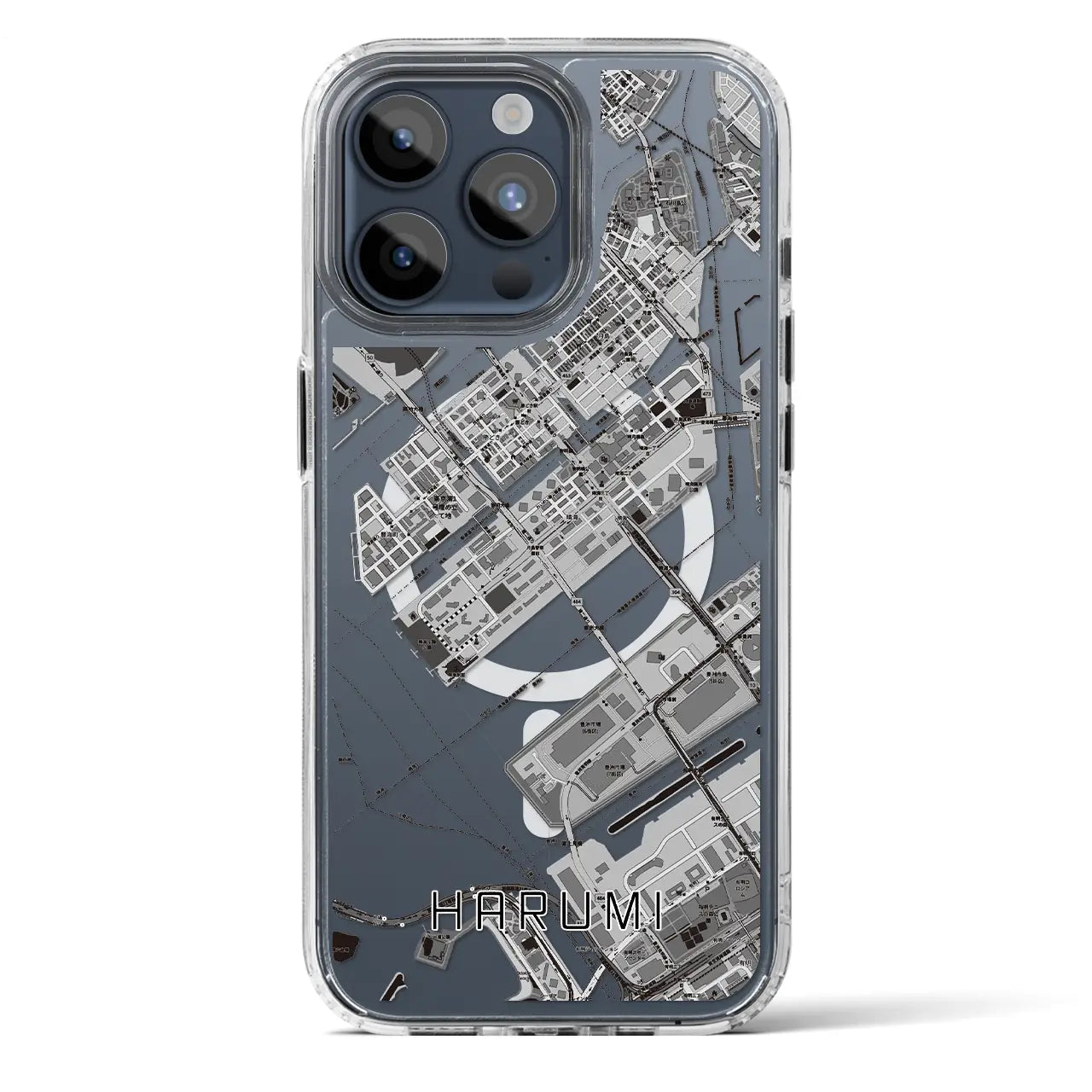 【晴海(東京都)】地図柄iPhoneケース(MagSafeタイプ)
