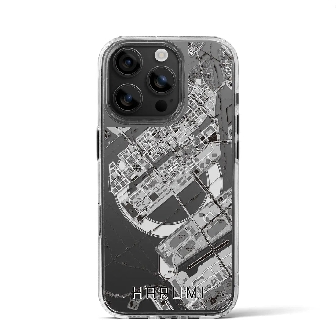 【晴海(東京都)】地図柄iPhoneケース(MagSafeタイプ)