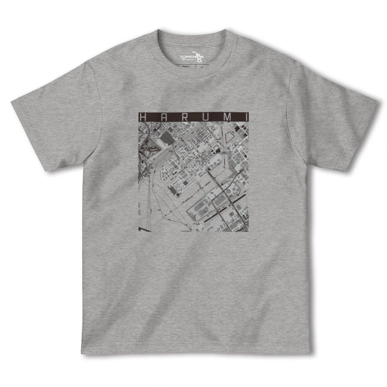 【晴海(東京都)】地図柄ヘビーウェイトTシャツ