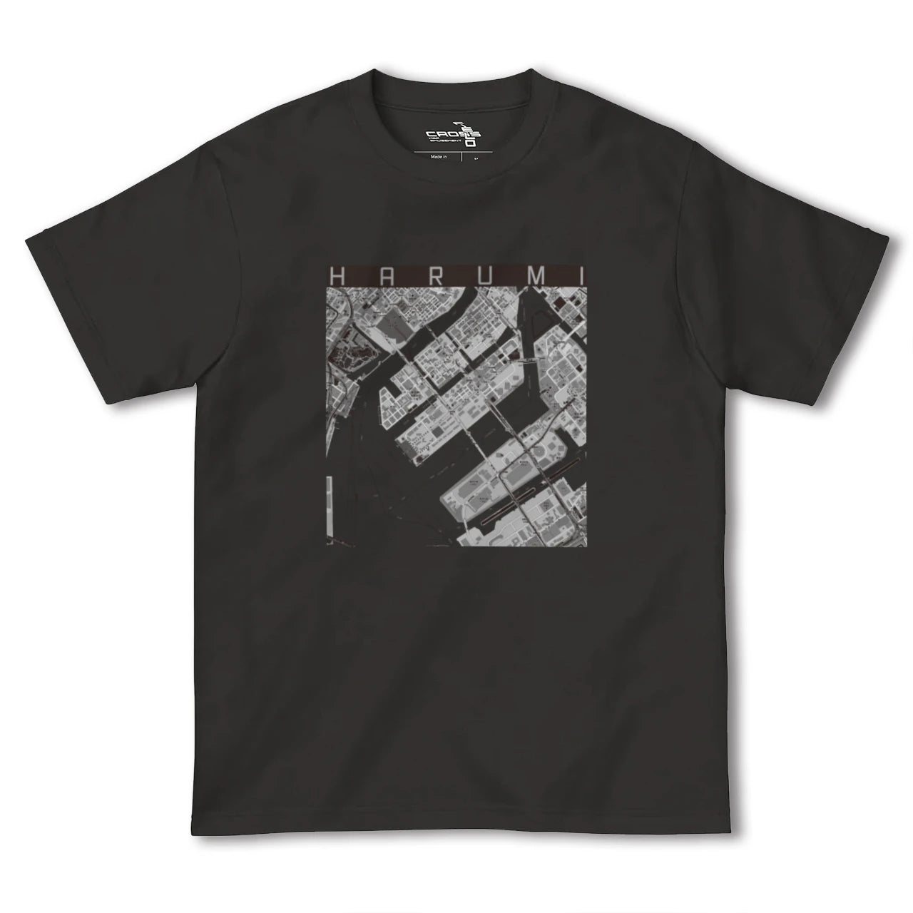 【晴海(東京都)】地図柄ヘビーウェイトTシャツ