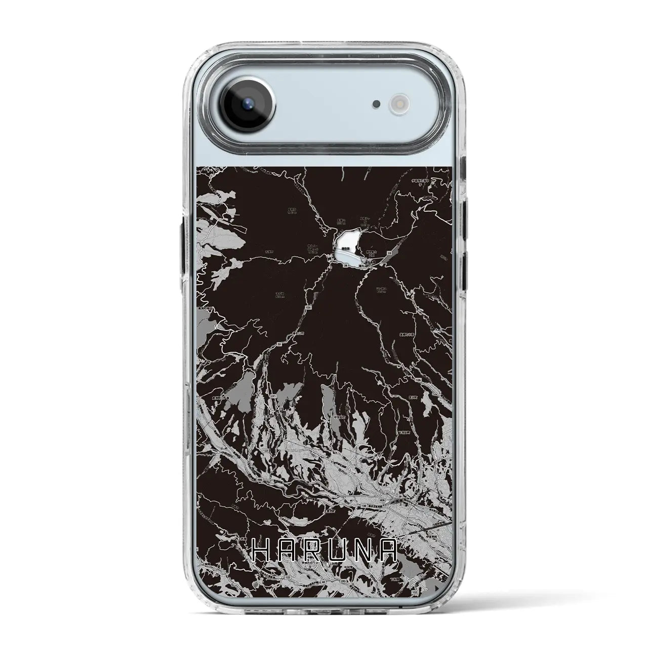 【榛名(群馬県)】地図柄iPhoneケース(MagSafeタイプ)