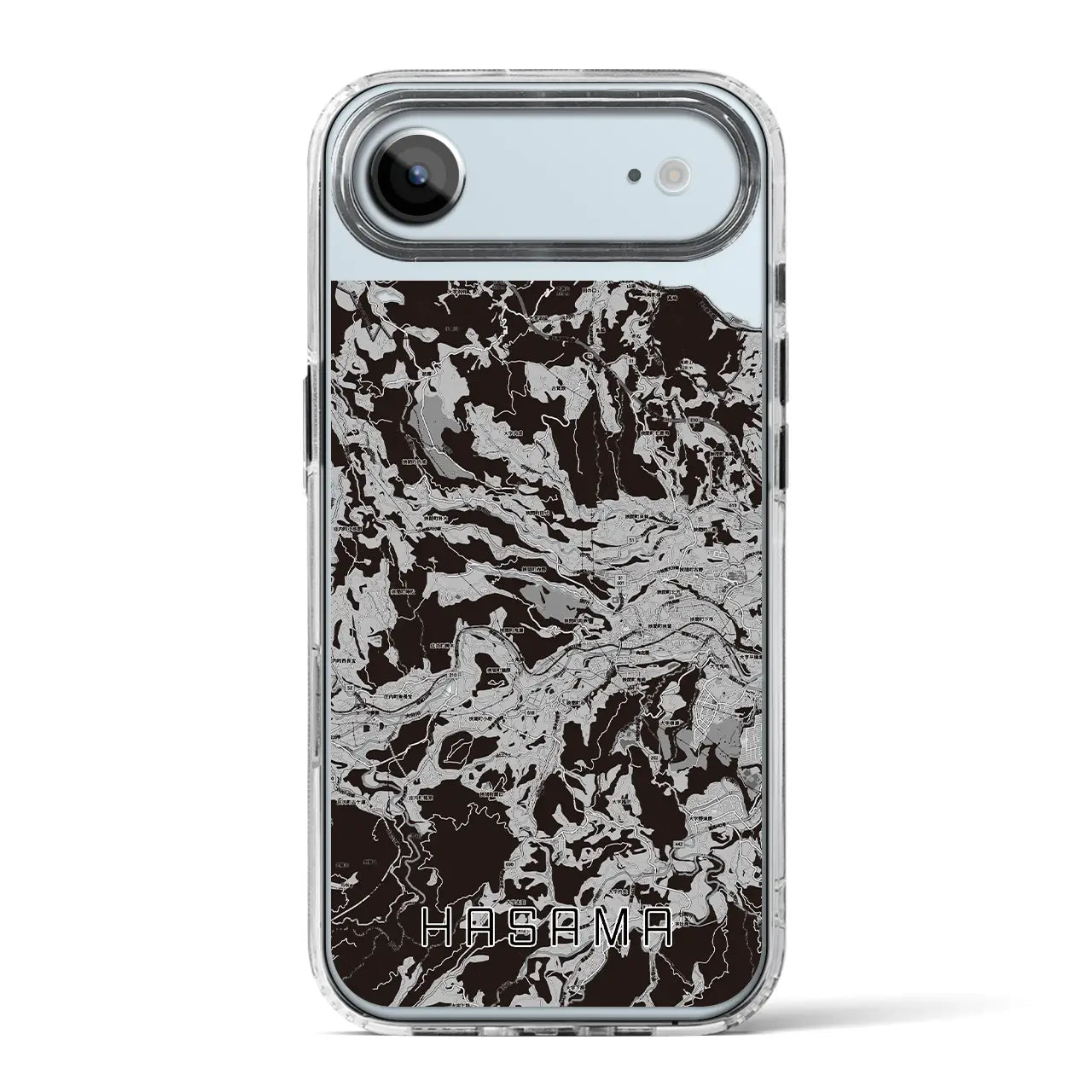 【挾間(大分県)】地図柄iPhoneケース(MagSafeタイプ)