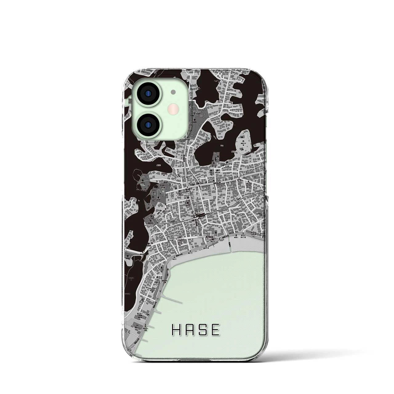 【長谷(神奈川県)】地図柄iPhoneケース(クリアタイプ)