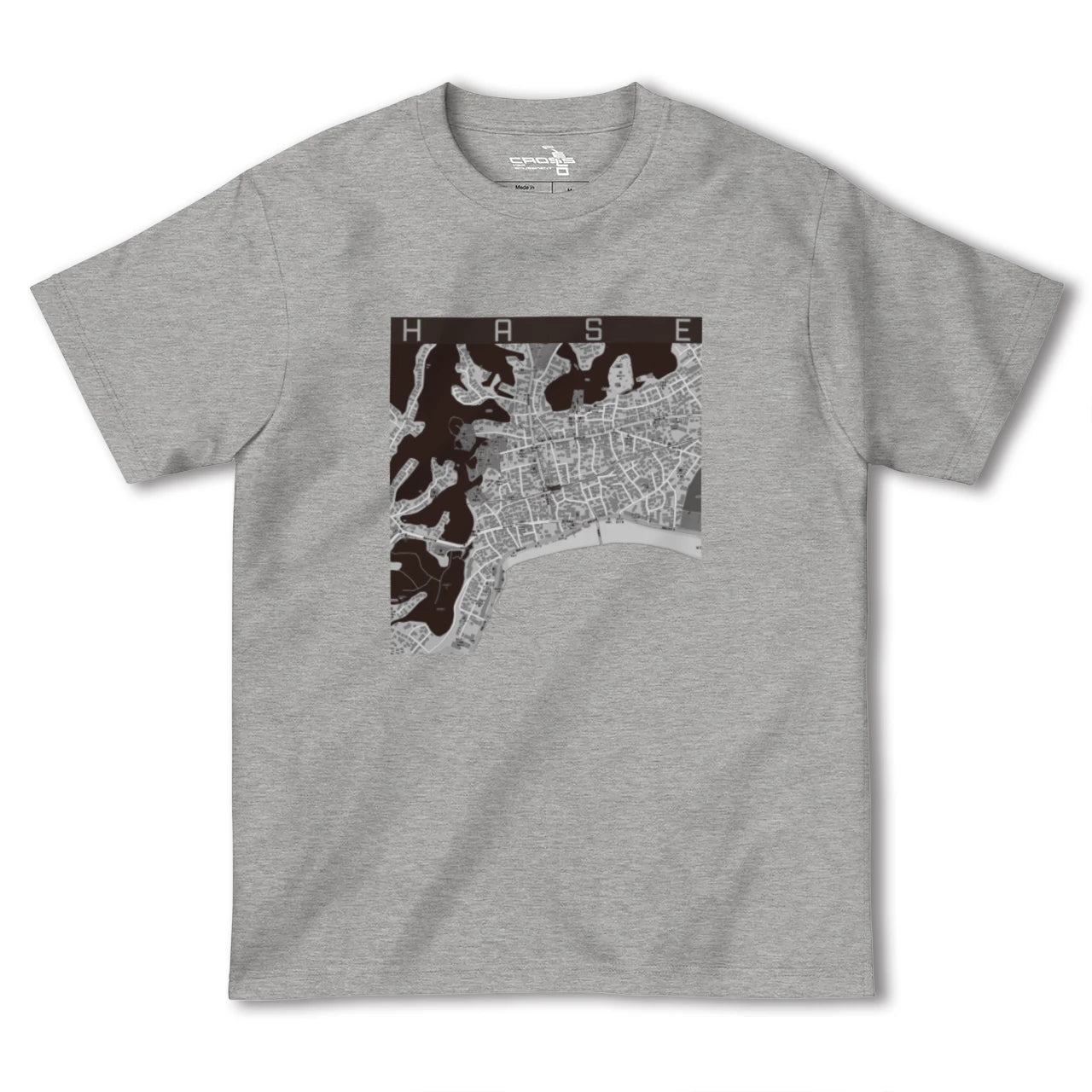 【長谷(神奈川県)】地図柄ヘビーウェイトTシャツ