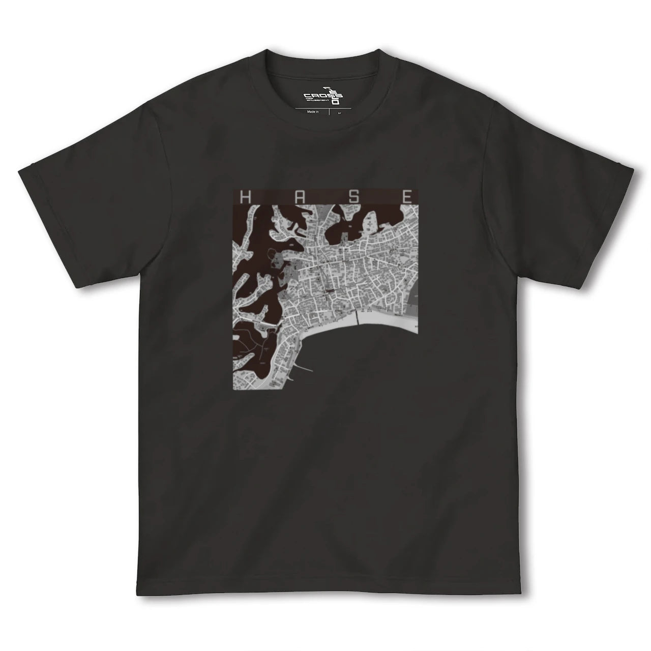 【長谷(神奈川県)】地図柄ヘビーウェイトTシャツ
