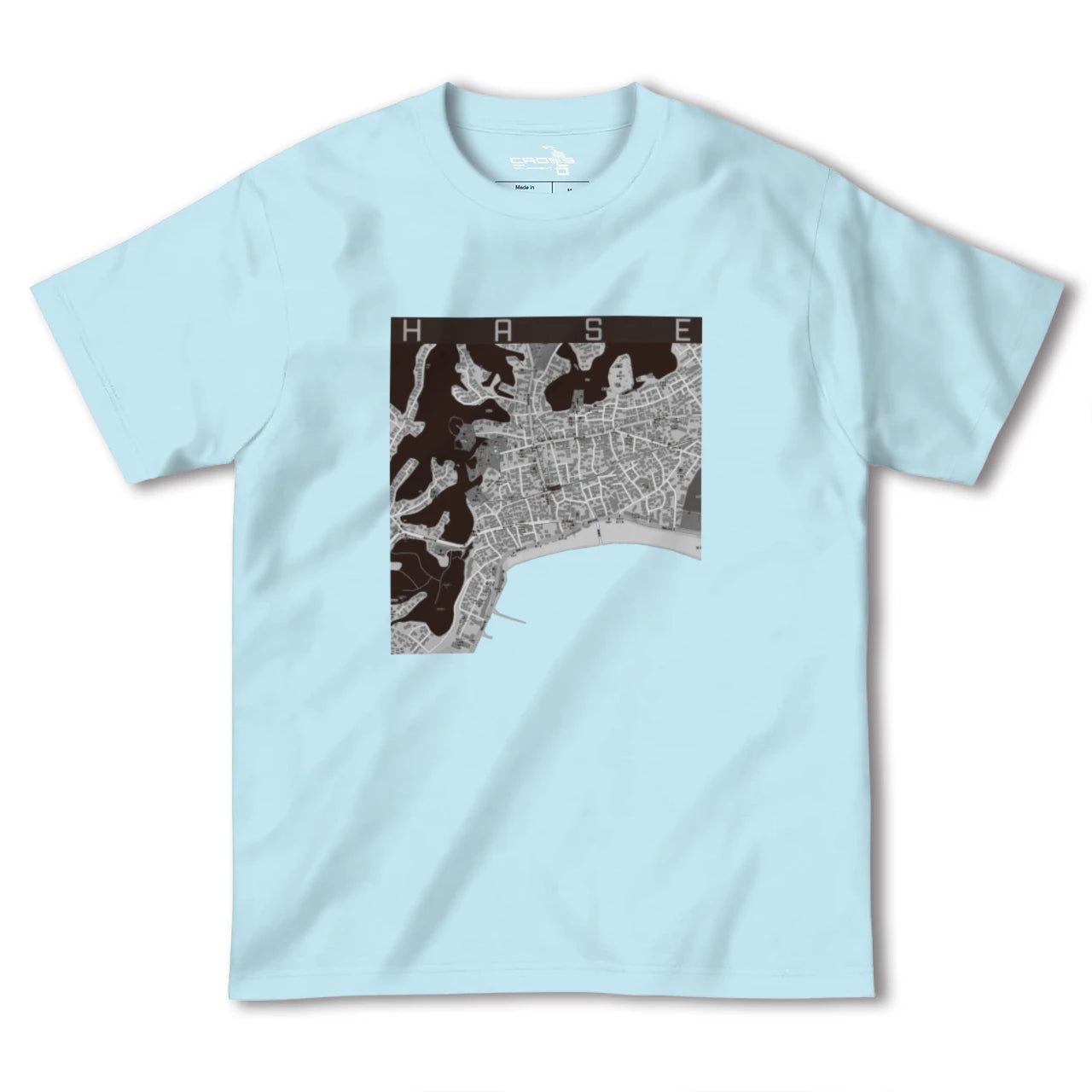 【長谷(神奈川県)】地図柄ヘビーウェイトTシャツ