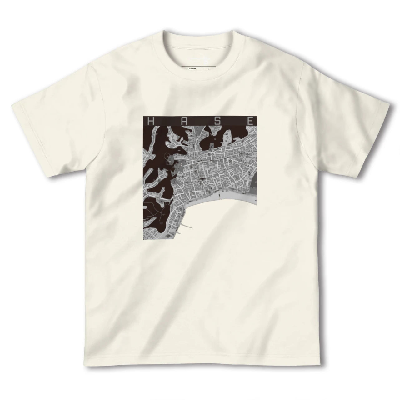 【長谷(神奈川県)】地図柄ヘビーウェイトTシャツ