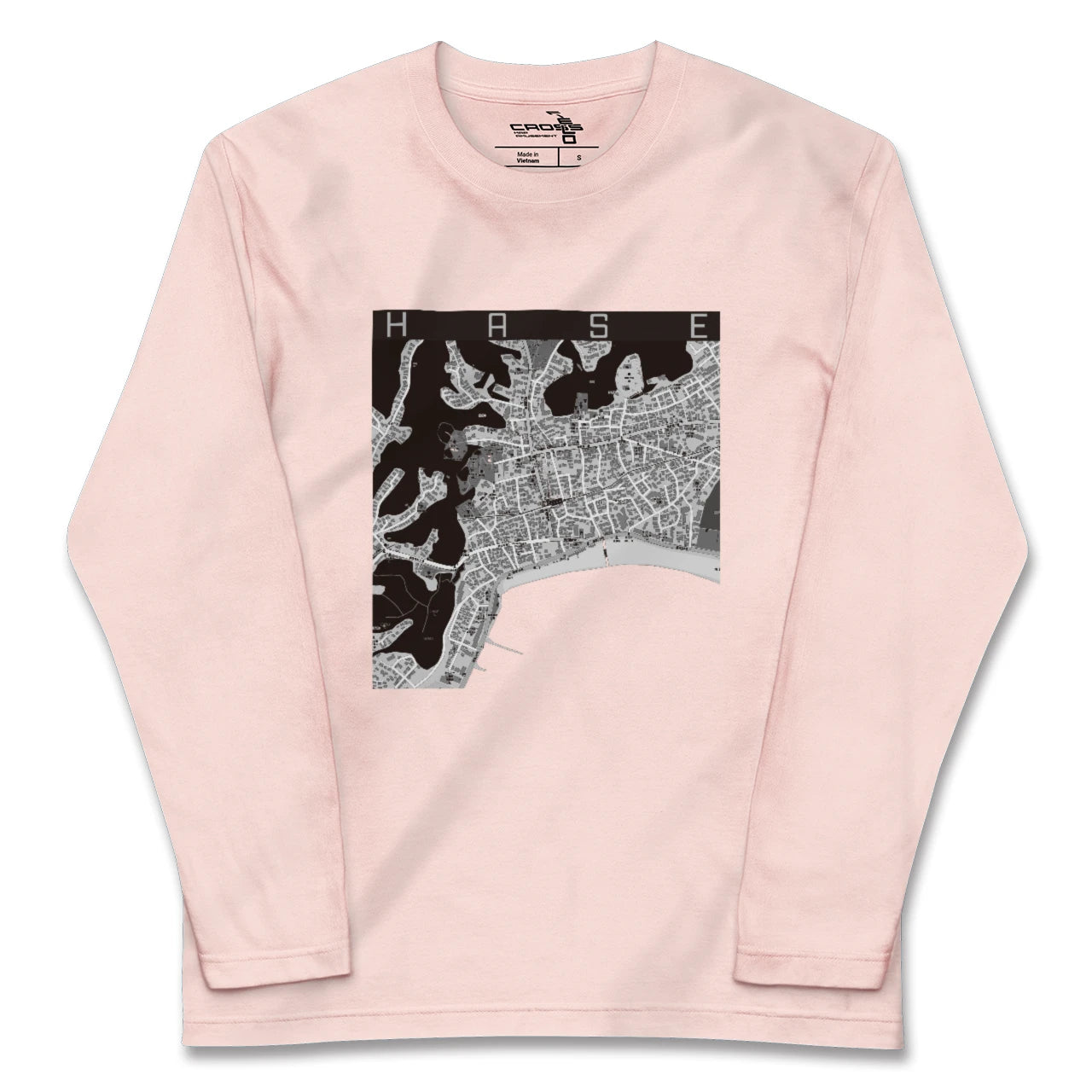 【長谷(神奈川県)】地図柄ロングスリーブTシャツ