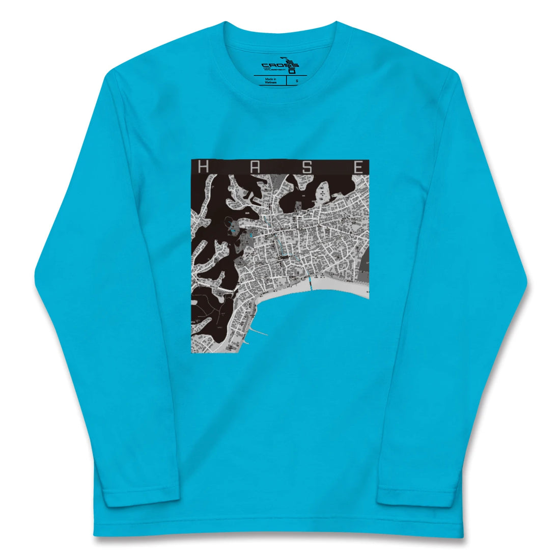 【長谷(神奈川県)】地図柄ロングスリーブTシャツ