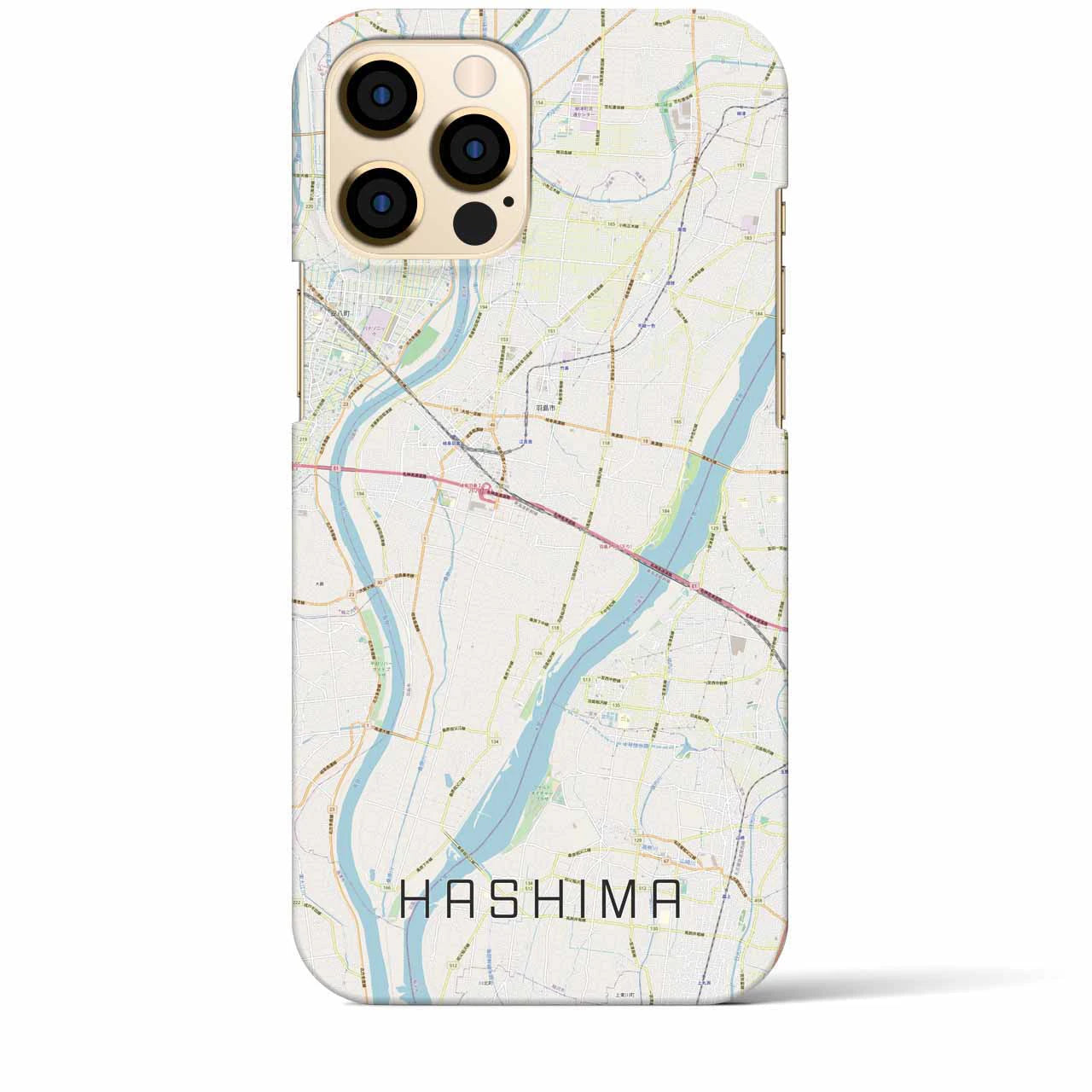 【羽島(岐阜県)】地図柄iPhoneケース(バックカバータイプ)