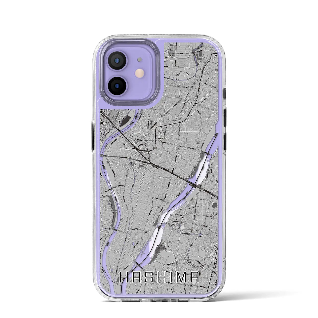 【羽島(岐阜県)】地図柄iPhoneケース(MagSafeタイプ)