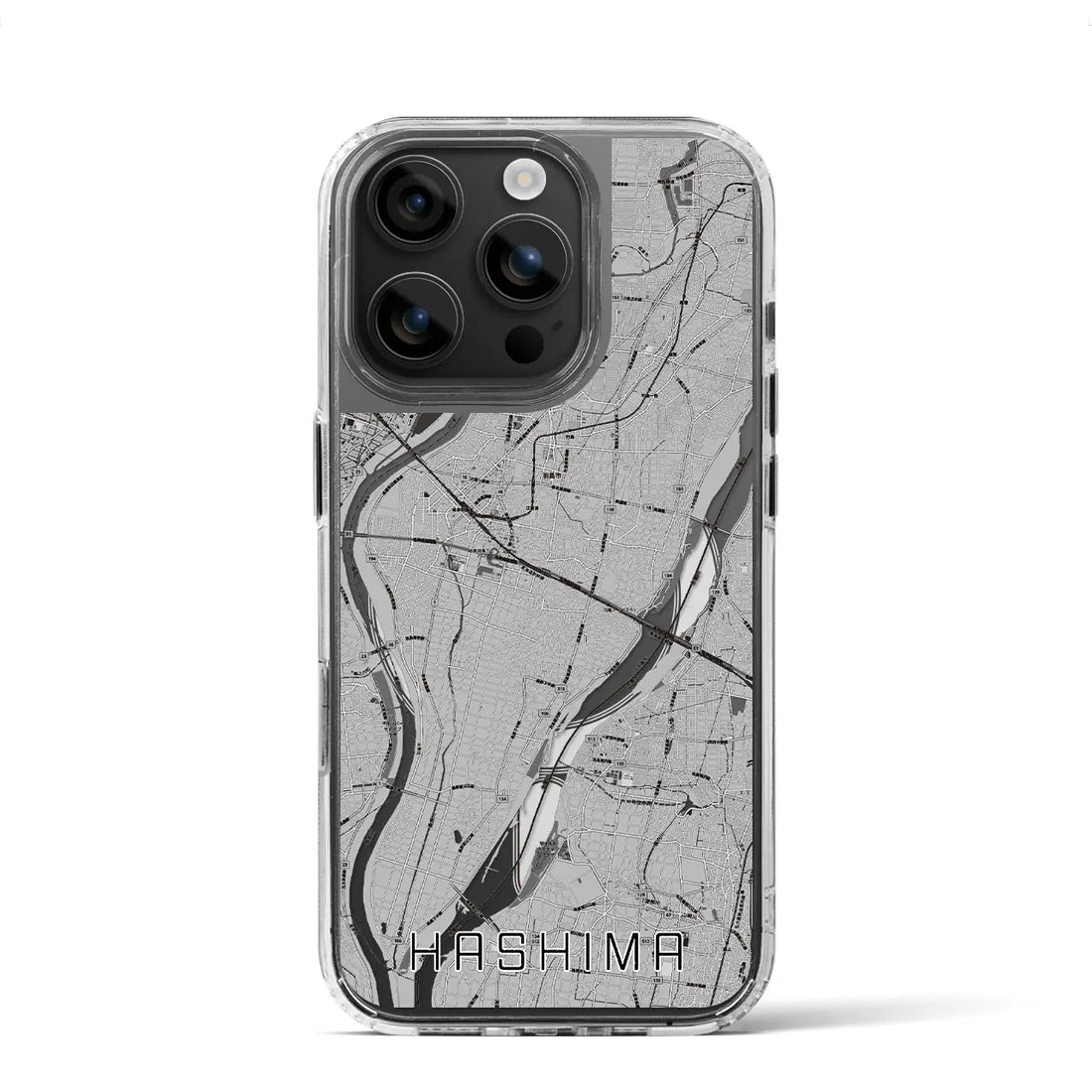 【羽島(岐阜県)】地図柄iPhoneケース(MagSafeタイプ)
