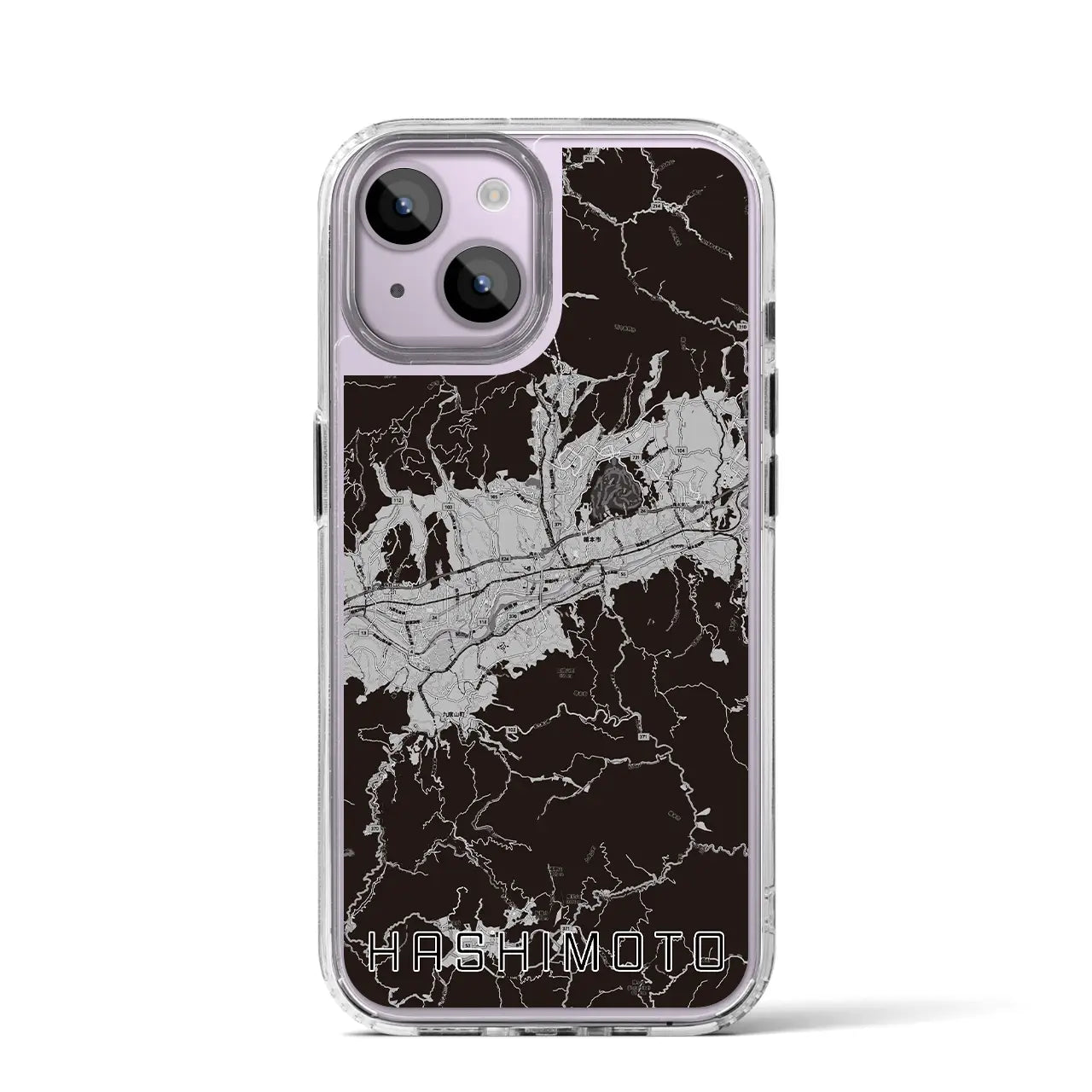 【橋本(和歌山県)】地図柄iPhoneケース(MagSafeタイプ)