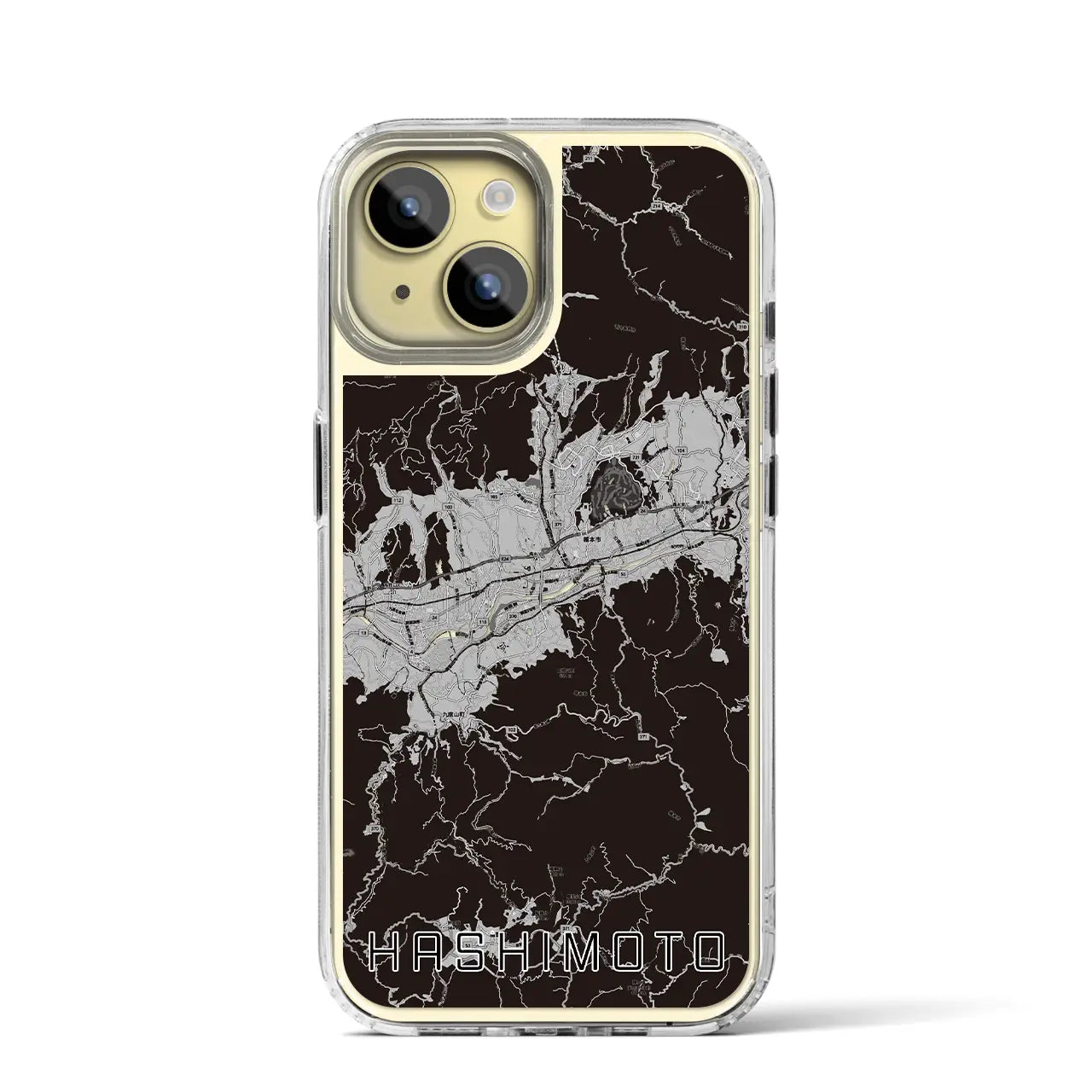 【橋本(和歌山県)】地図柄iPhoneケース(MagSafeタイプ)
