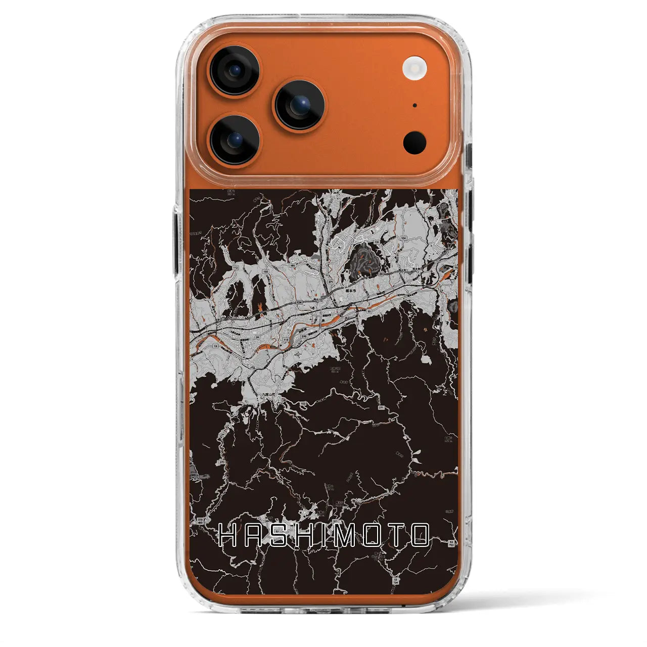 【橋本(和歌山県)】地図柄iPhoneケース(MagSafeタイプ)