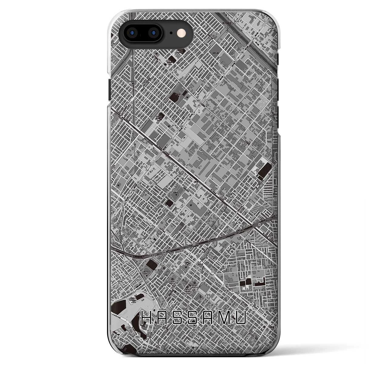 【発寒(北海道)】地図柄iPhoneケース(クリアタイプ)