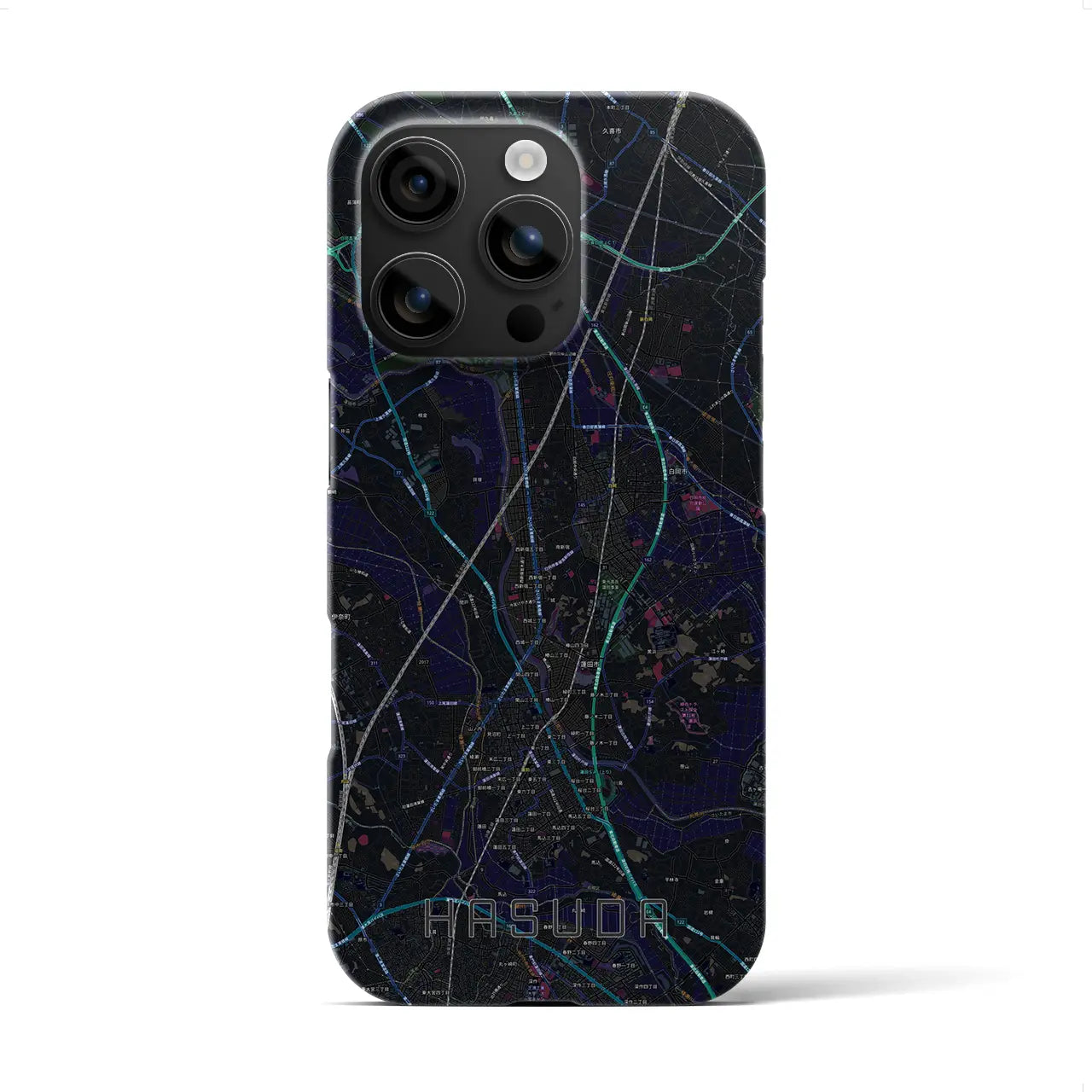 【蓮田(埼玉県)】地図柄iPhoneケース(バックカバータイプ)