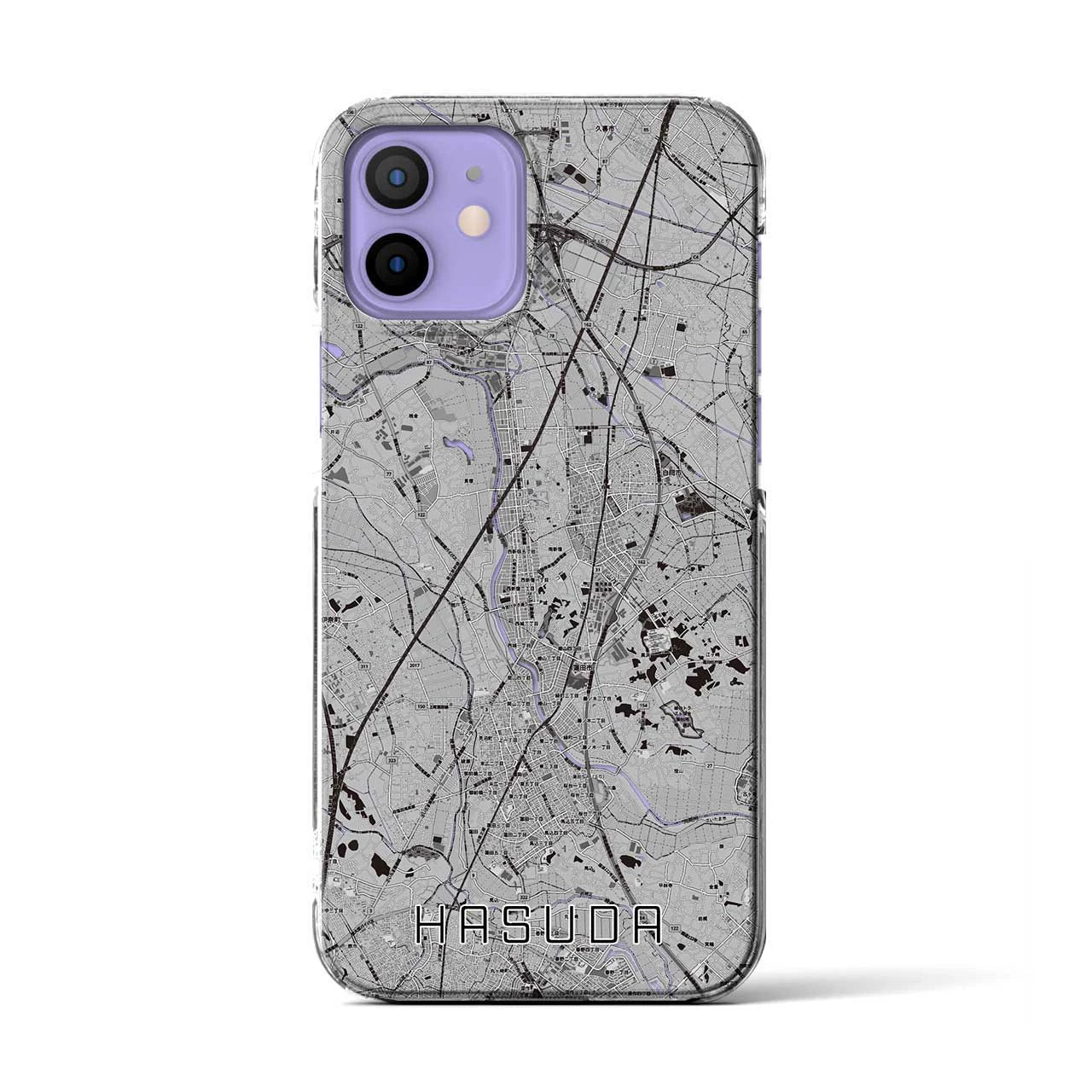 【蓮田(埼玉県)】地図柄iPhoneケース(クリアタイプ)