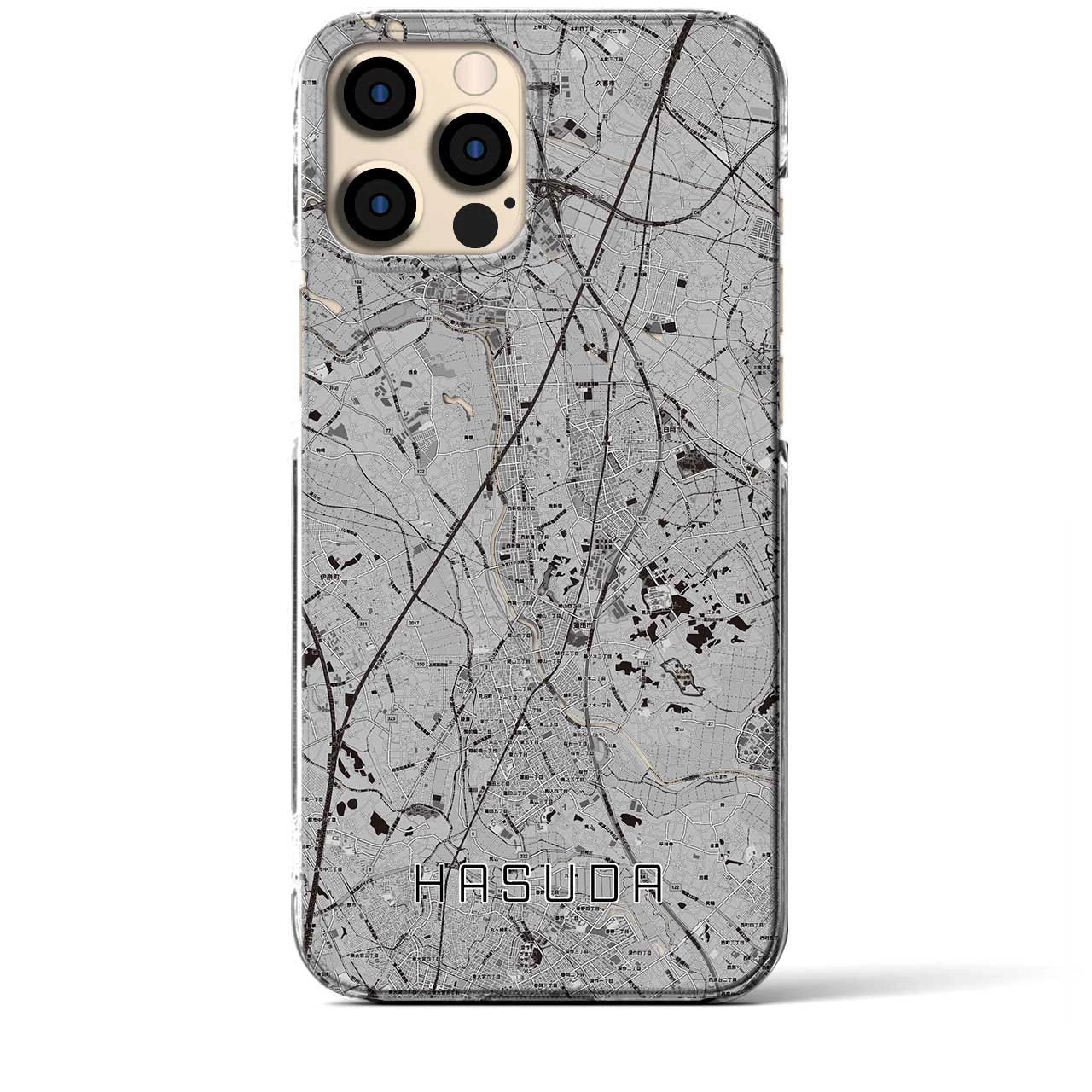 【蓮田(埼玉県)】地図柄iPhoneケース(クリアタイプ)