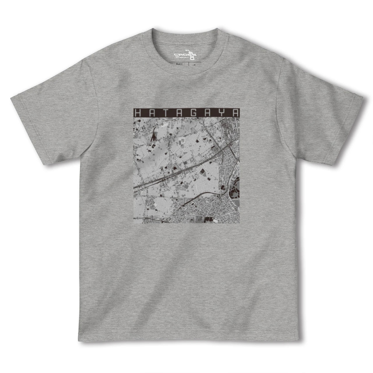 【幡ヶ谷(東京都)】地図柄ヘビーウェイトTシャツ