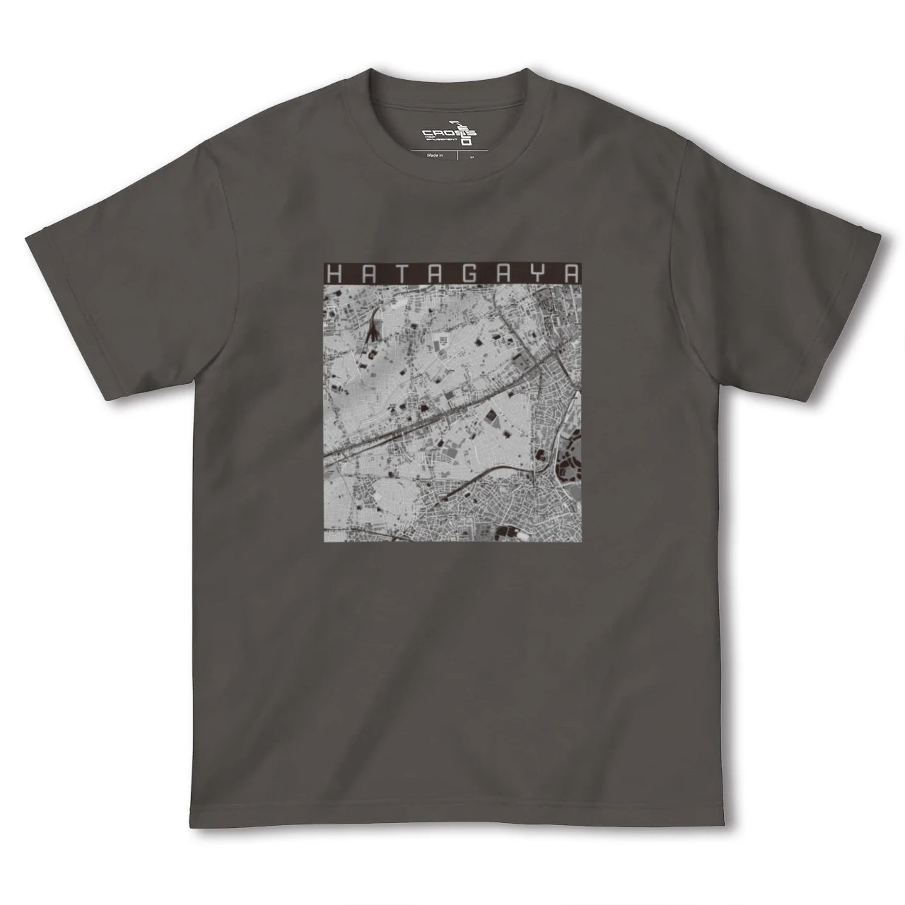 【幡ヶ谷(東京都)】地図柄ヘビーウェイトTシャツ