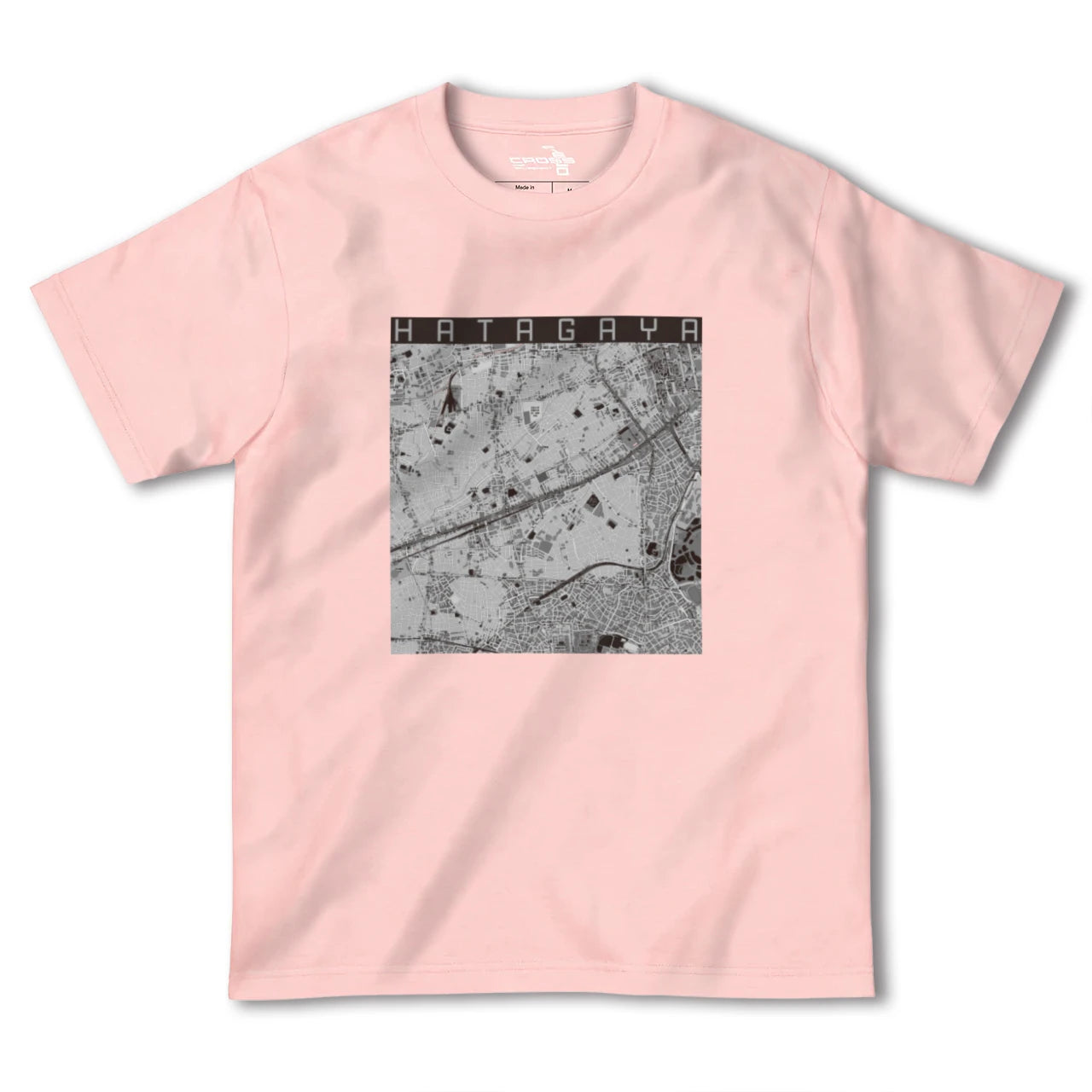 【幡ヶ谷(東京都)】地図柄ヘビーウェイトTシャツ