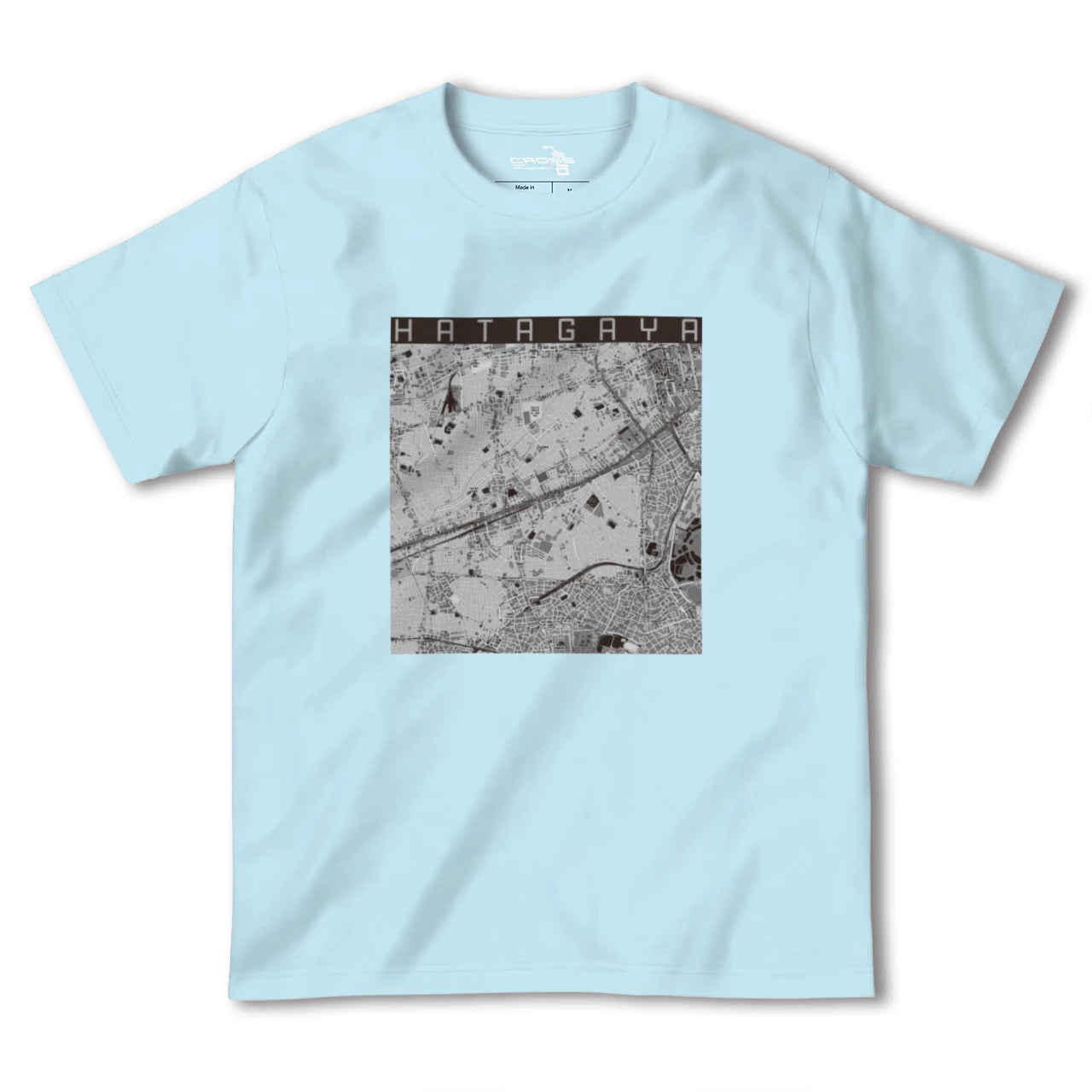 【幡ヶ谷(東京都)】地図柄ヘビーウェイトTシャツ