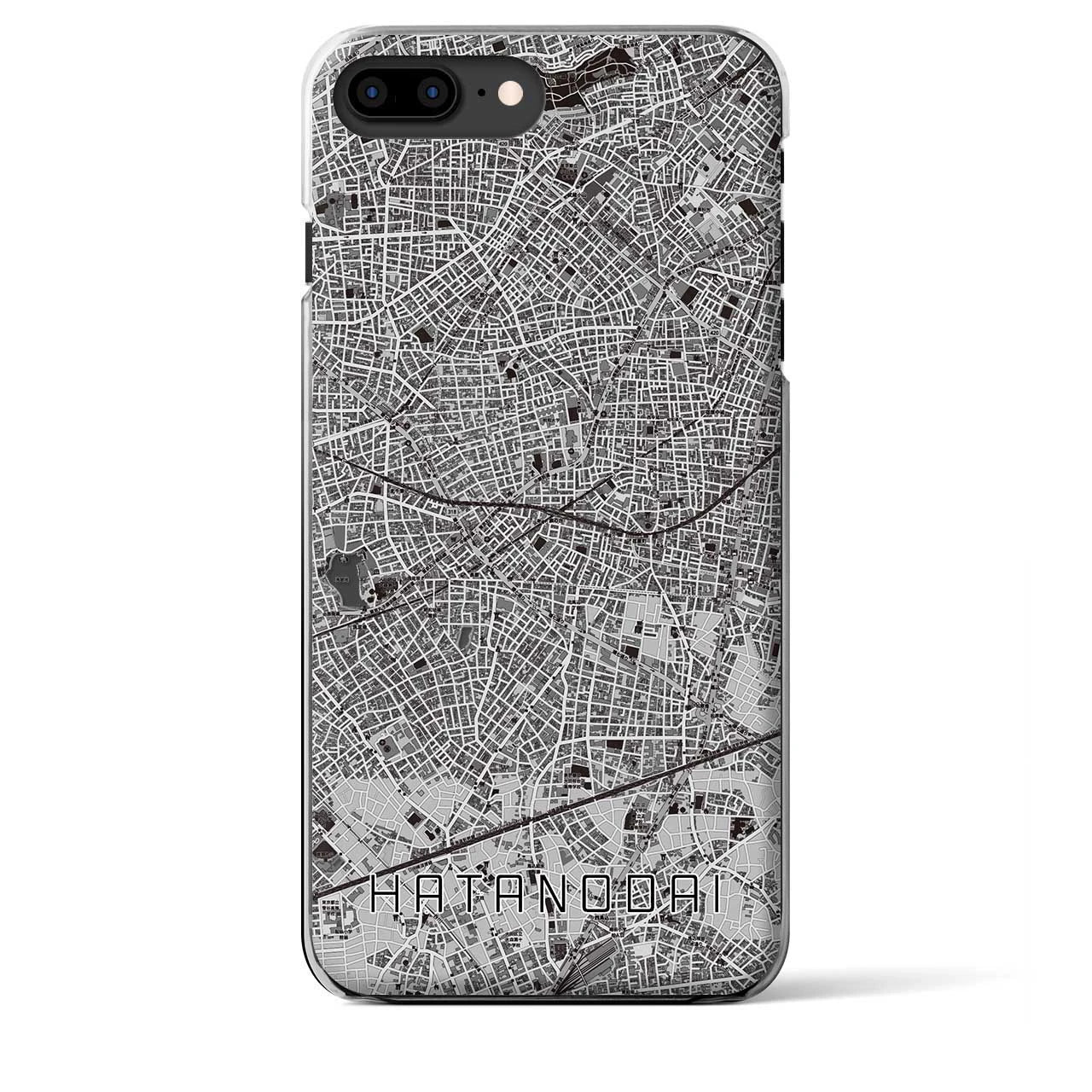 【旗の台(東京都)】地図柄iPhoneケース(クリアタイプ)