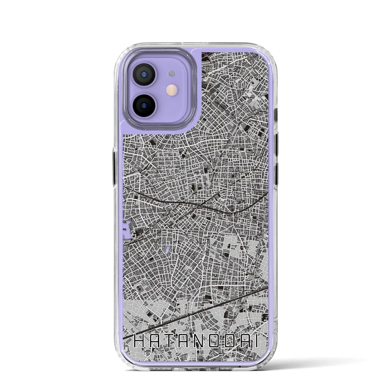 【旗の台(東京都)】地図柄iPhoneケース(MagSafeタイプ)