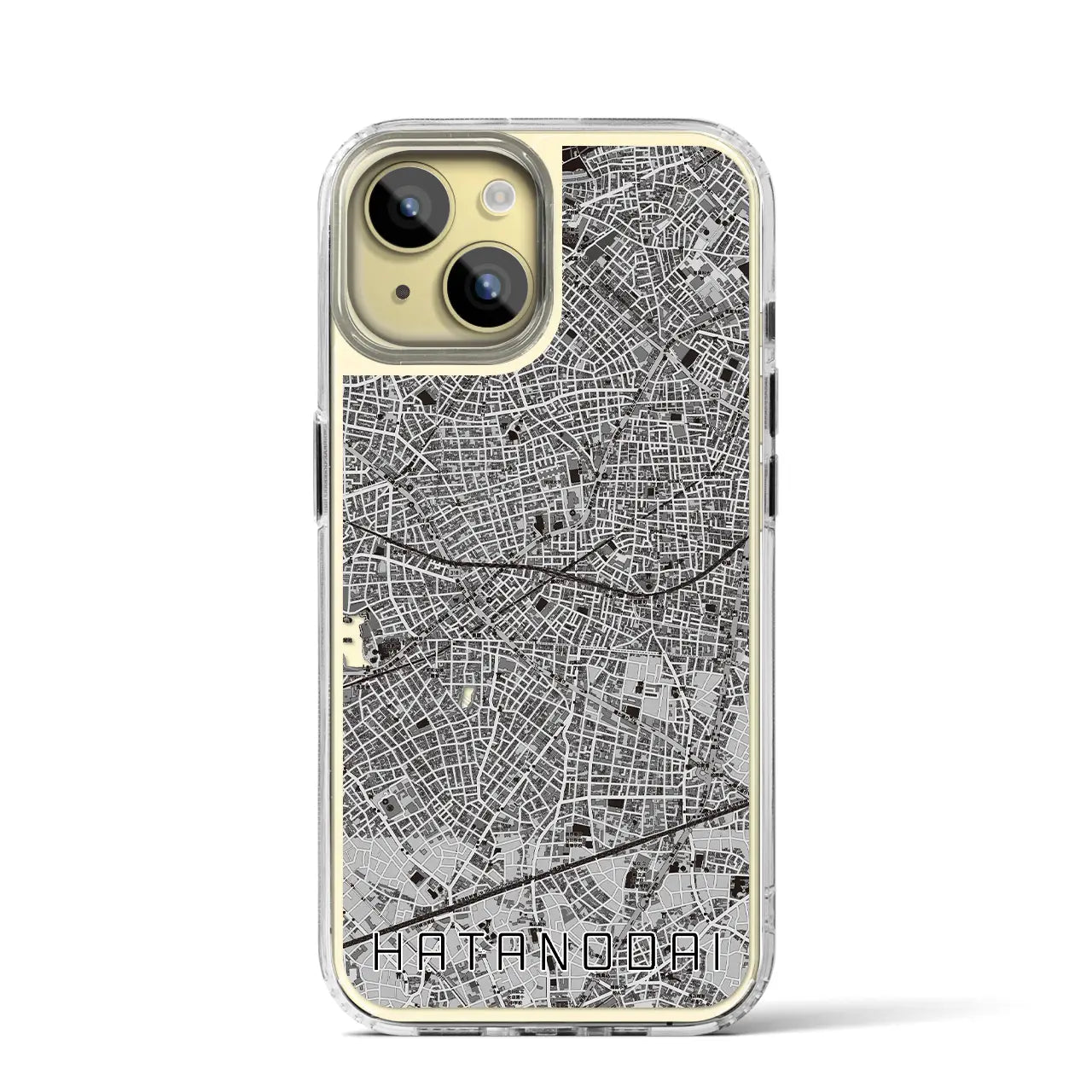 【旗の台(東京都)】地図柄iPhoneケース(MagSafeタイプ)