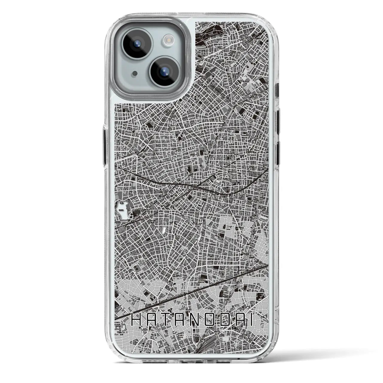 【旗の台(東京都)】地図柄iPhoneケース(MagSafeタイプ)