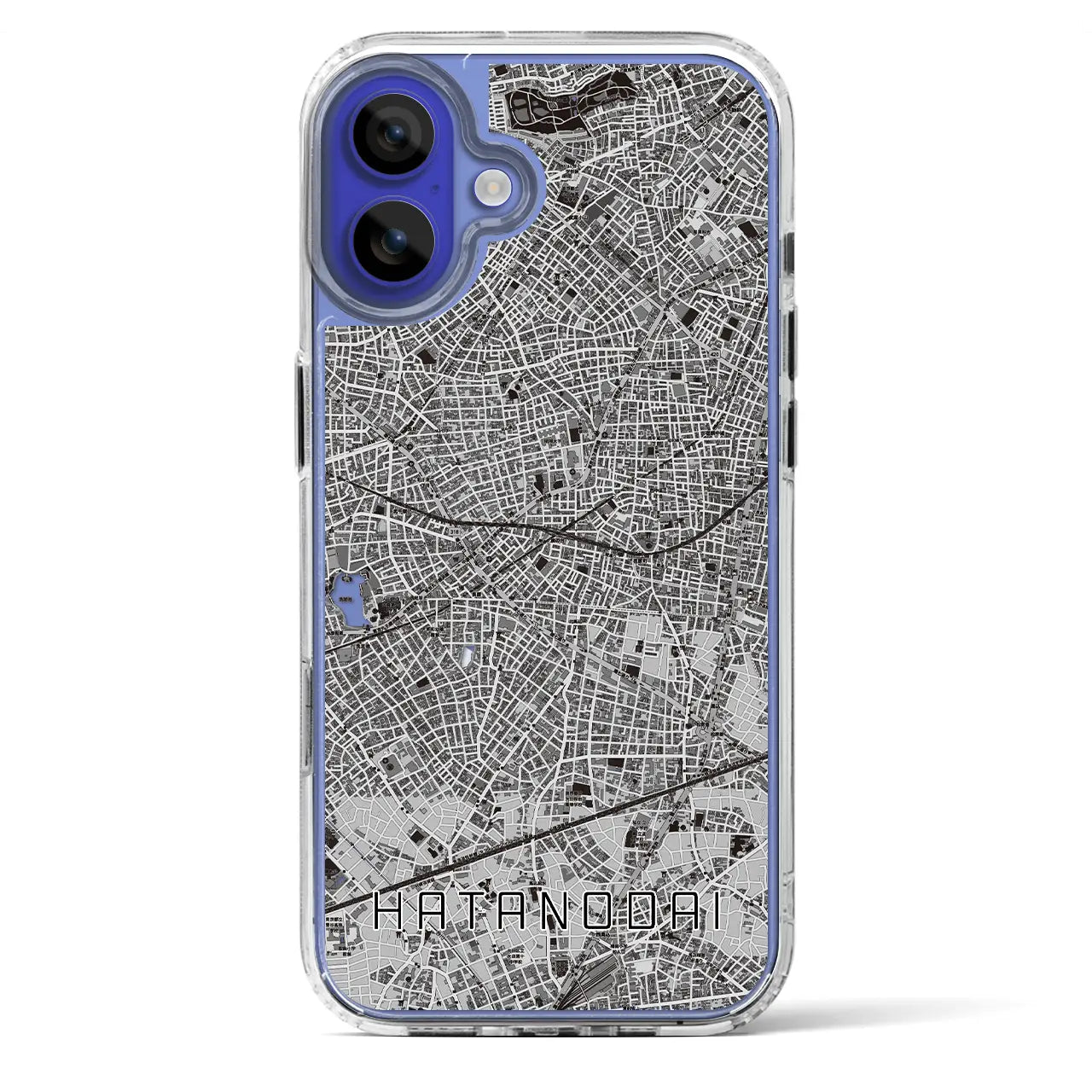 【旗の台(東京都)】地図柄iPhoneケース(MagSafeタイプ)