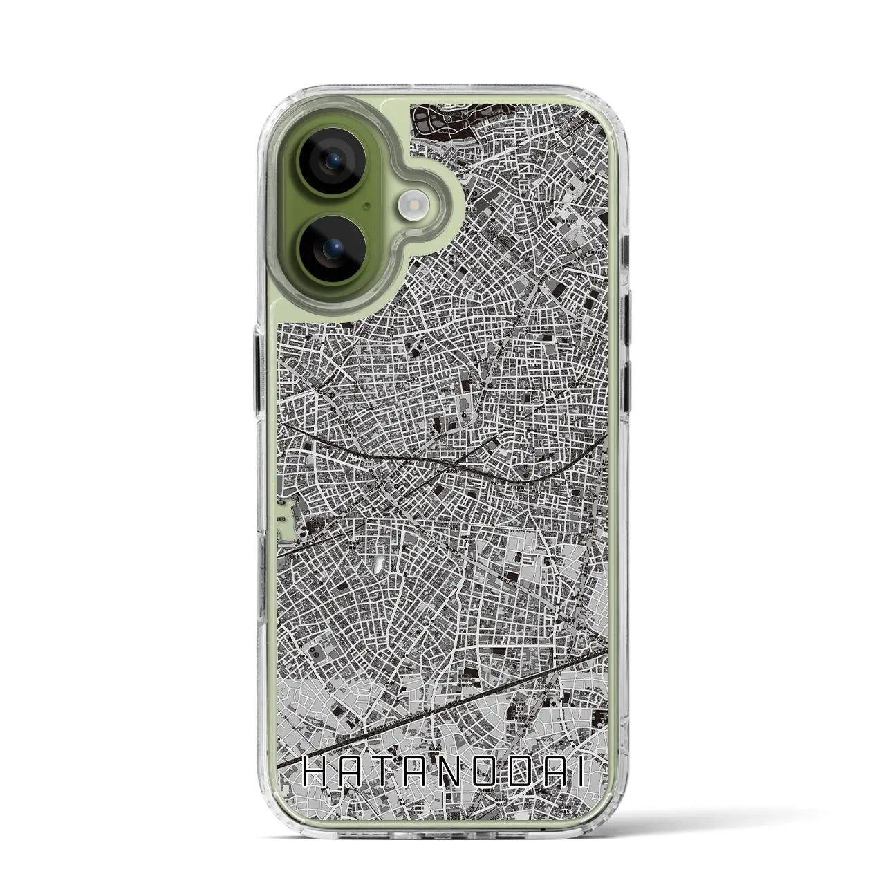 【旗の台(東京都)】地図柄iPhoneケース(MagSafeタイプ)