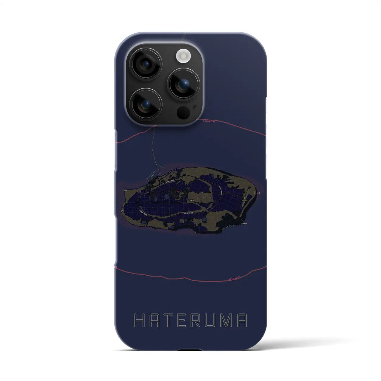 【波照間(沖縄県)】地図柄iPhoneケース(バックカバータイプ)