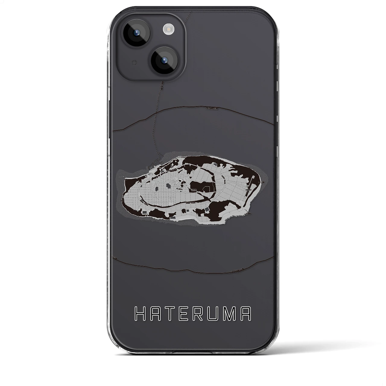 【波照間(沖縄県)】地図柄iPhoneケース(クリアタイプ)