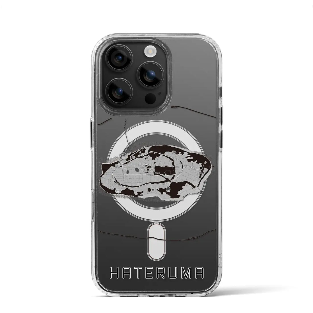 【波照間(沖縄県)】地図柄iPhoneケース(MagSafeタイプ)