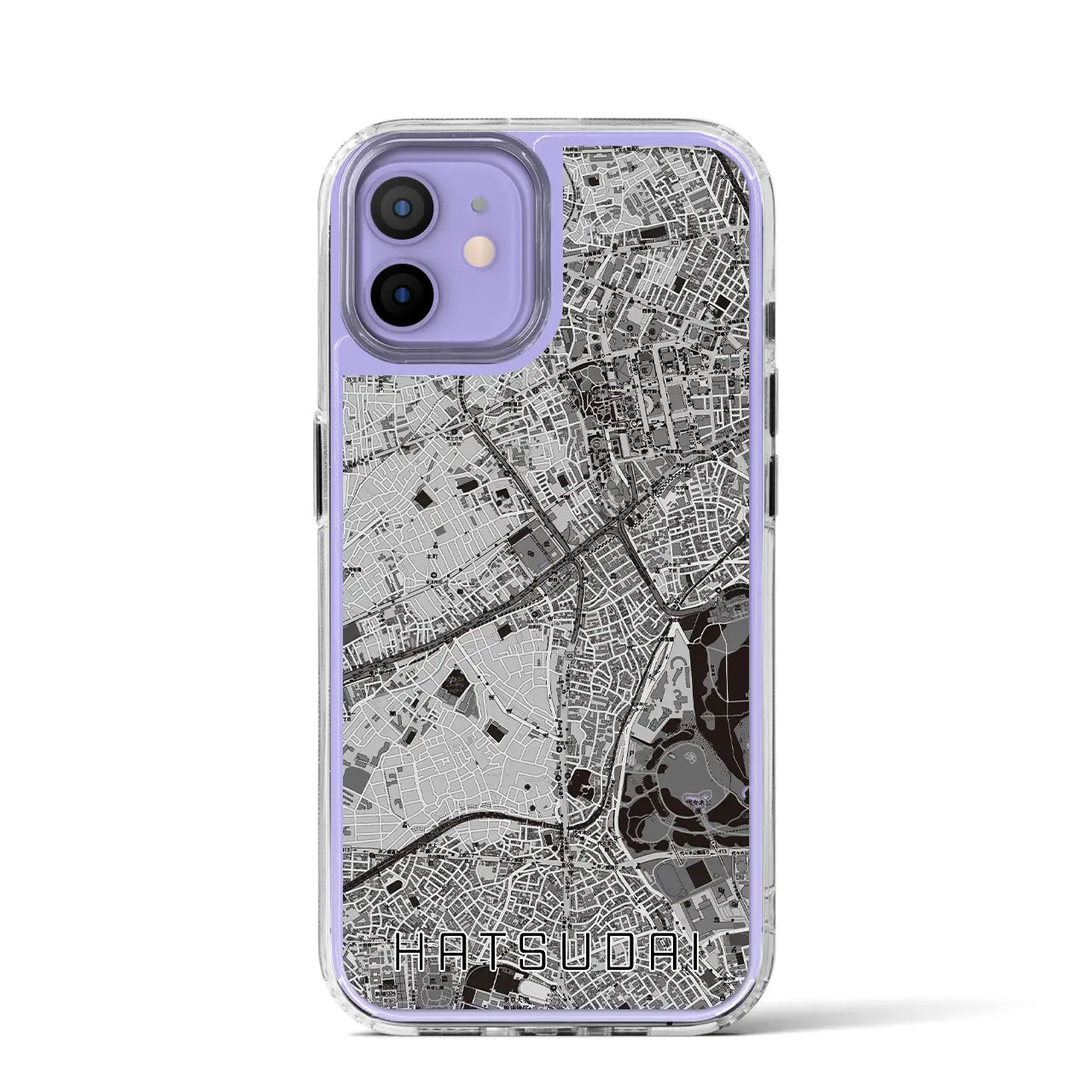 【初台(東京都)】地図柄iPhoneケース(MagSafeタイプ)
